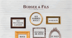 Desktop Screenshot of burgeretfils.com