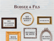 Tablet Screenshot of burgeretfils.com